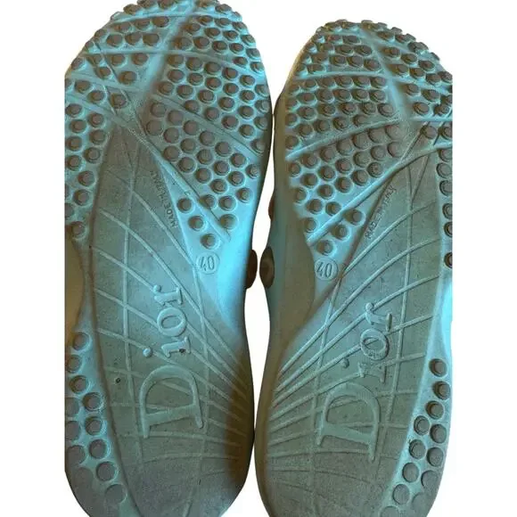 Dior Transparent Turquoise Jelly Slide Sandals - Picture 4 of 4